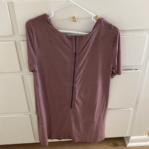 Purple suede bishop and young dress - Picture 2 of 2